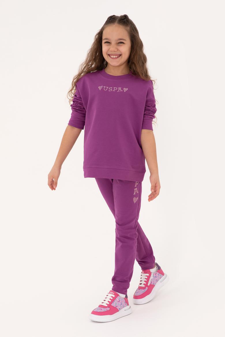 Kız Çocuk Menekşe Jogger Eşofman Altı