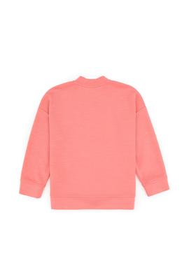 Kız Çocuk Neon Pembe Fermuarlı Örme Hırka - 50317869010