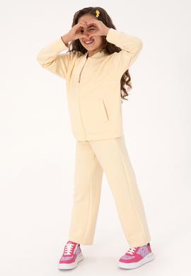 Kız Çocuk Ekru Eşofman Altı - 50317877020