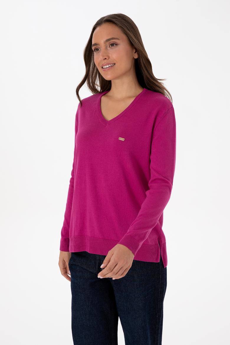 Kadın PEMBE Basic Kazak - 50313598010