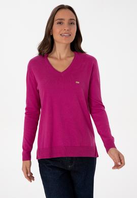 Kadın PEMBE Basic Kazak - 50313598010