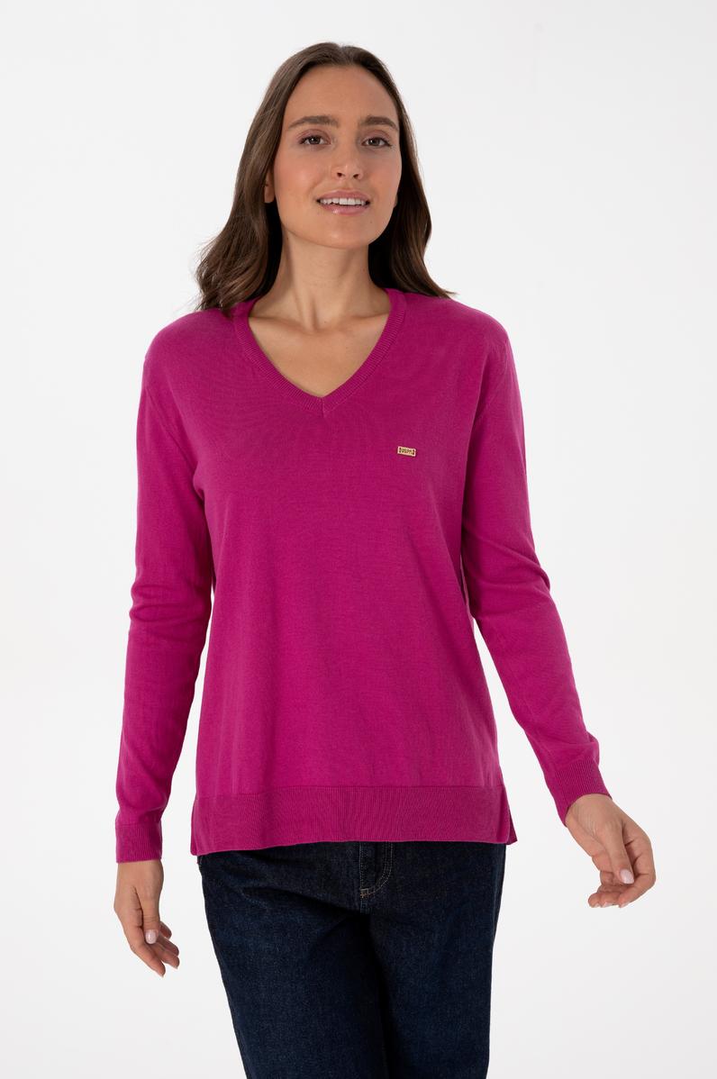 Kadın PEMBE Basic Kazak