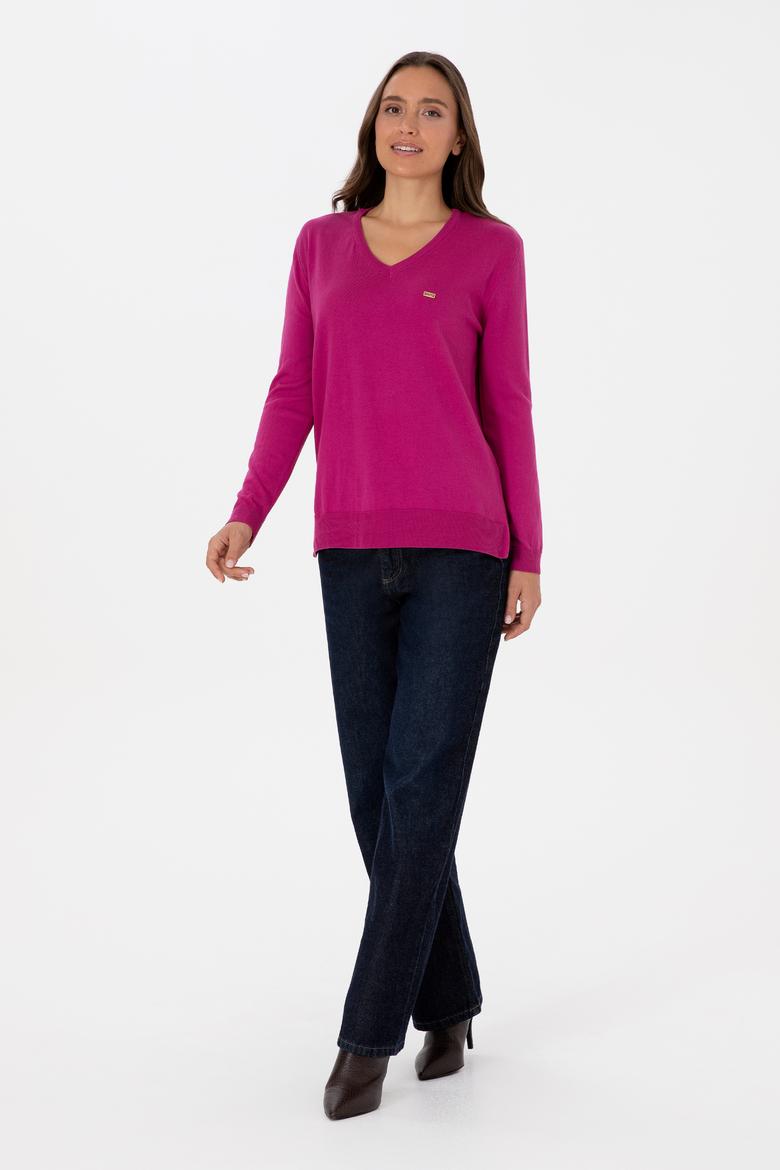 Kadın PEMBE Basic Kazak - 50313598010