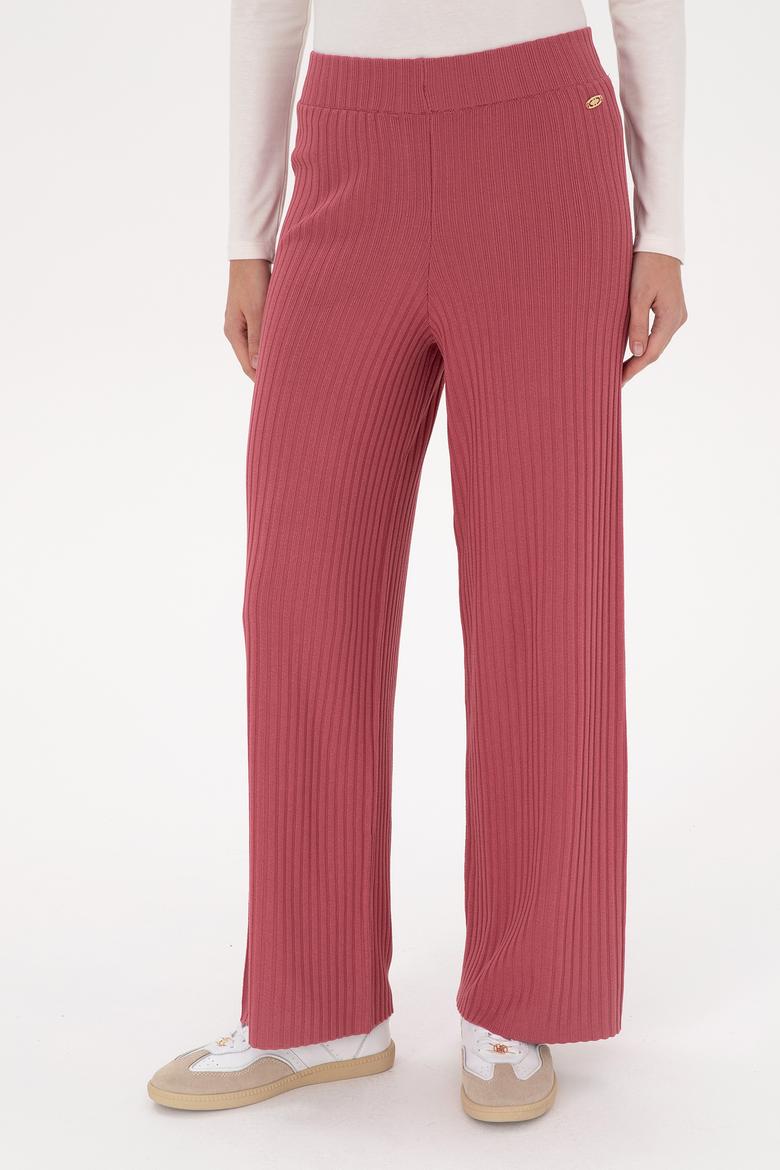Kadın Pembe Triko Pantolon - 50314777007