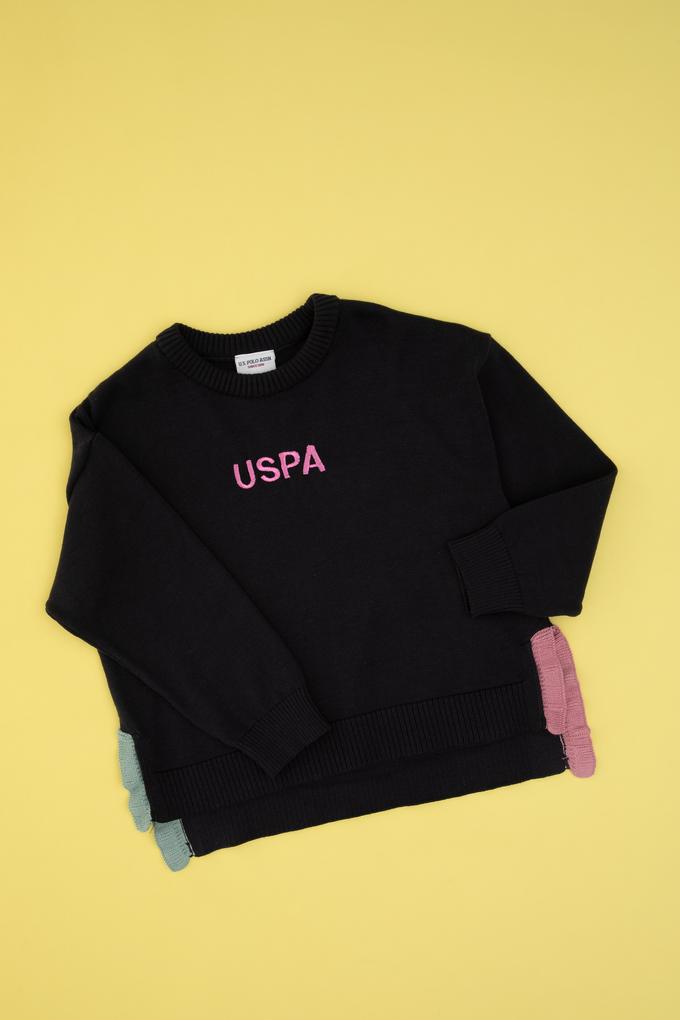 Kız Çocuk Lacivert Kazak