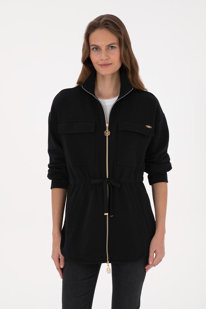 Kadın Siyah Örme Hırka