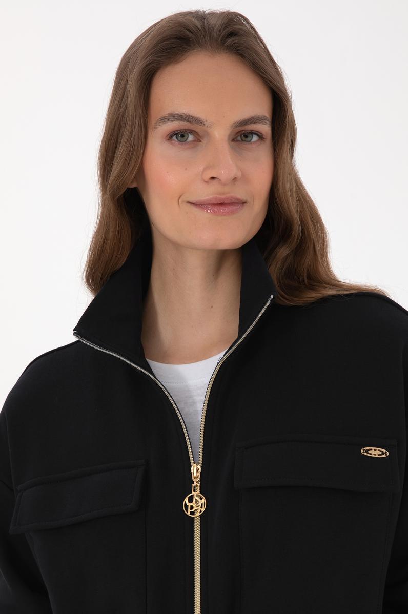 Kadın Siyah Örme Hırka