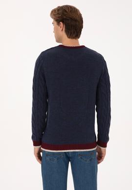 Erkek Lacivert Kazak - 50315017008