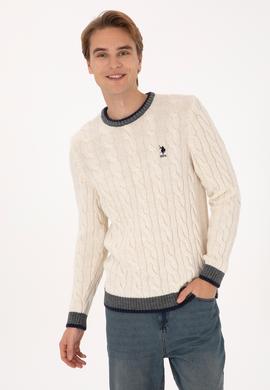 Erkek Krem Kazak - 50315017015