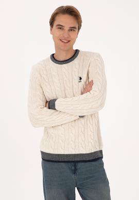 Erkek Krem Kazak - 50315017015