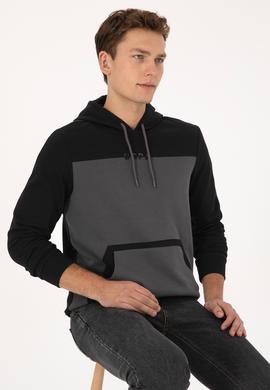 Erkek Siyah Sweatshirt - 50315453023