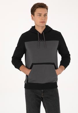 Erkek Siyah Sweatshirt - 50315453023
