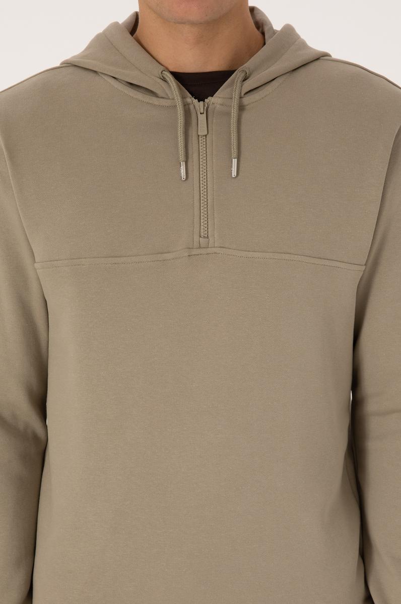 Erkek Açık Haki Sweatshirt