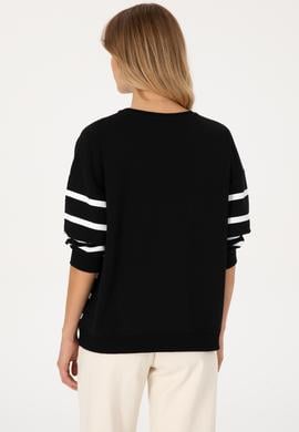 Kadın Siyah Sweatshirt - 50313572011