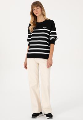 Kadın Siyah Sweatshirt - 50313572011