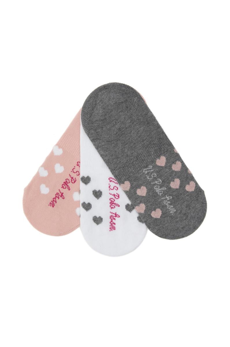 Kadın Gri Melanj Çorap