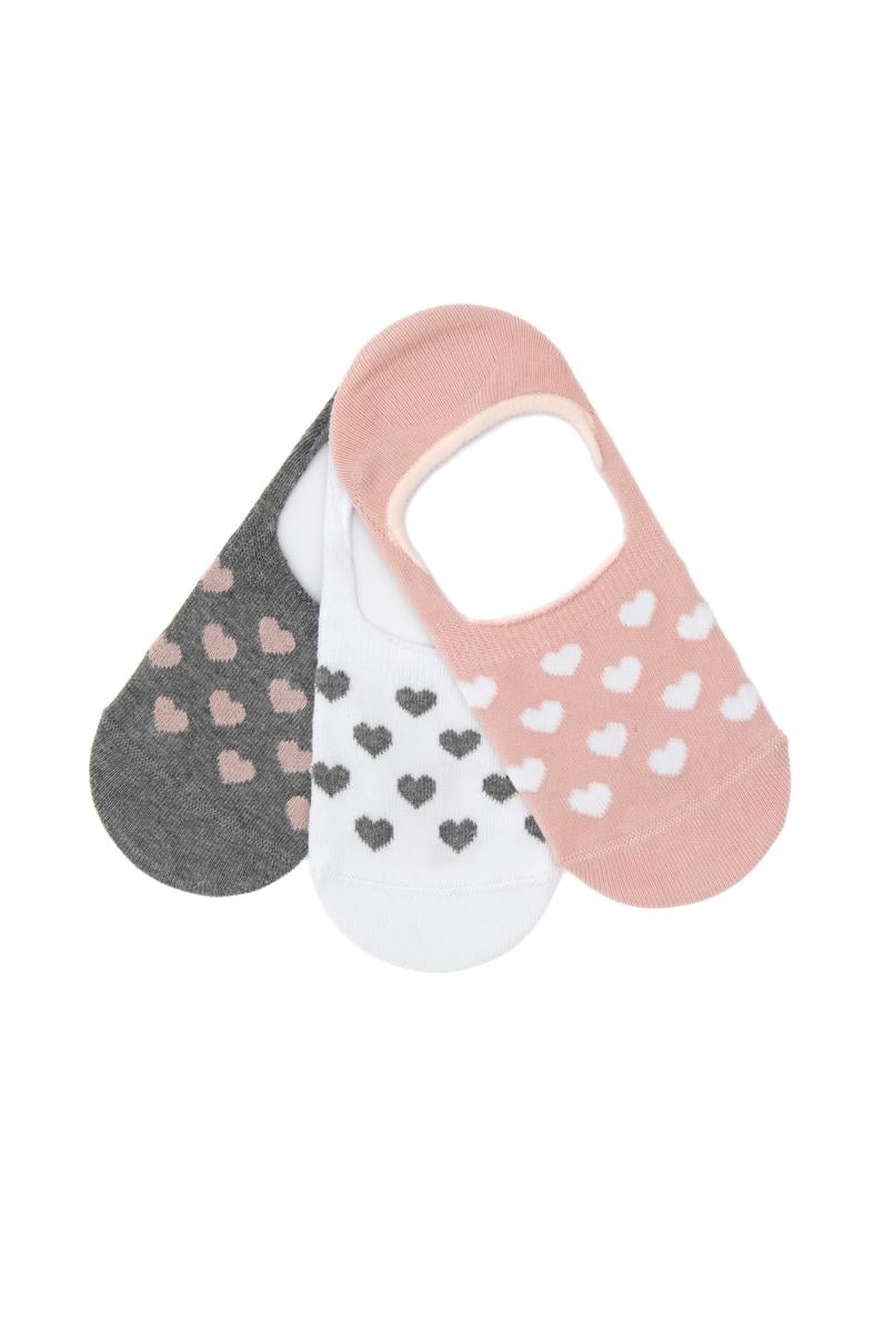 Kadın Gri Melanj Çorap