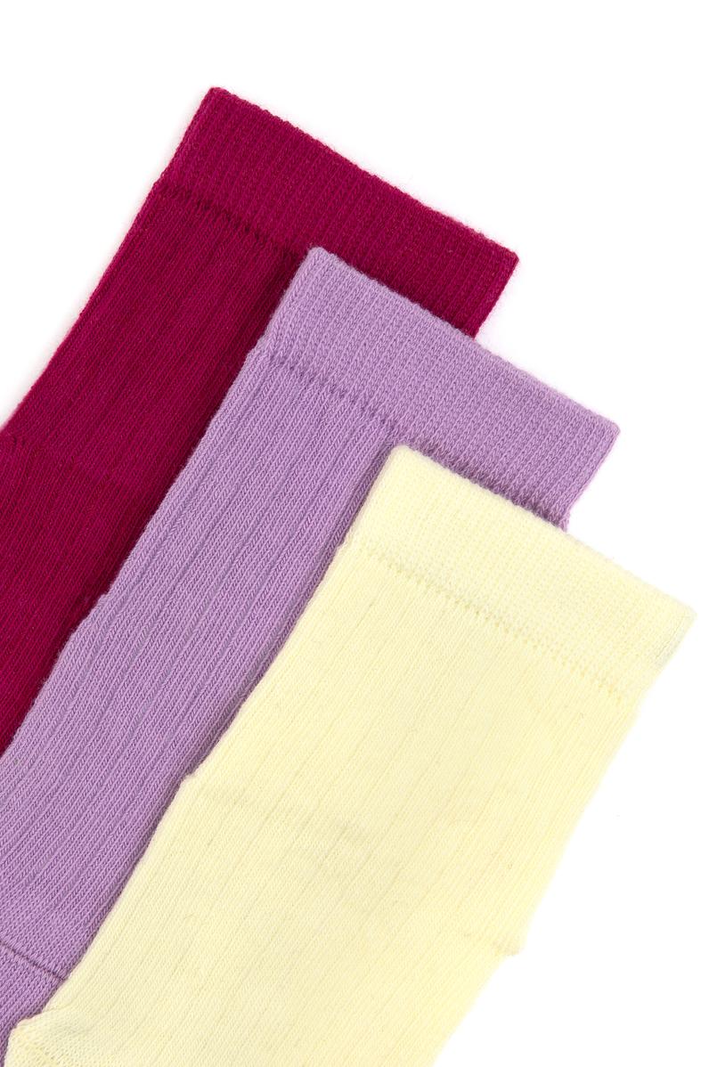 Kız Çocuk Fuşya Soket Çorap