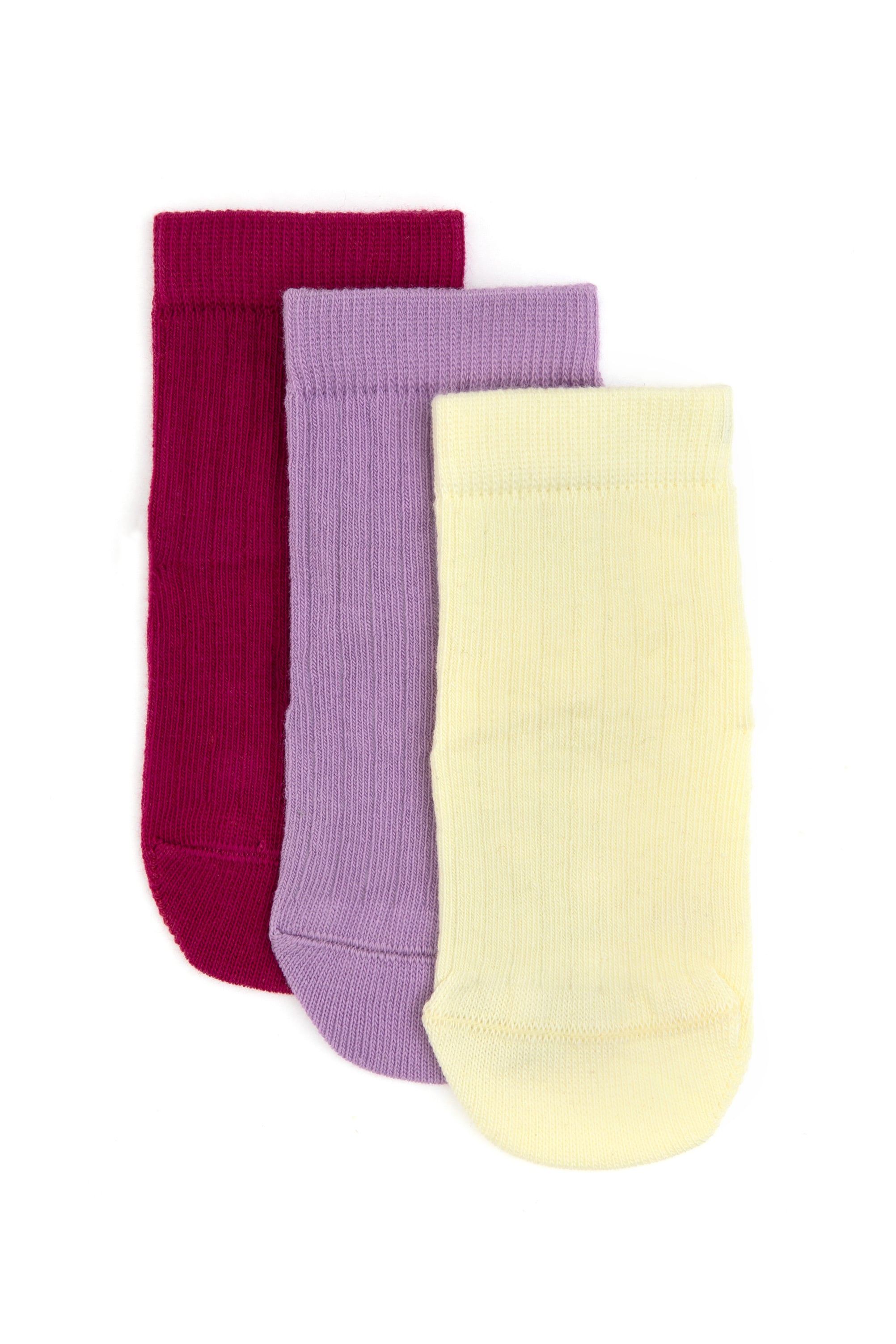 Kız Çocuk Fuşya Soket Çorap