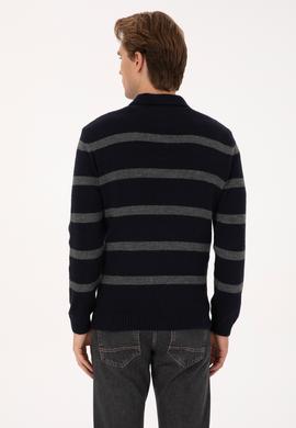 Erkek Lacivert Kazak - 50315036005