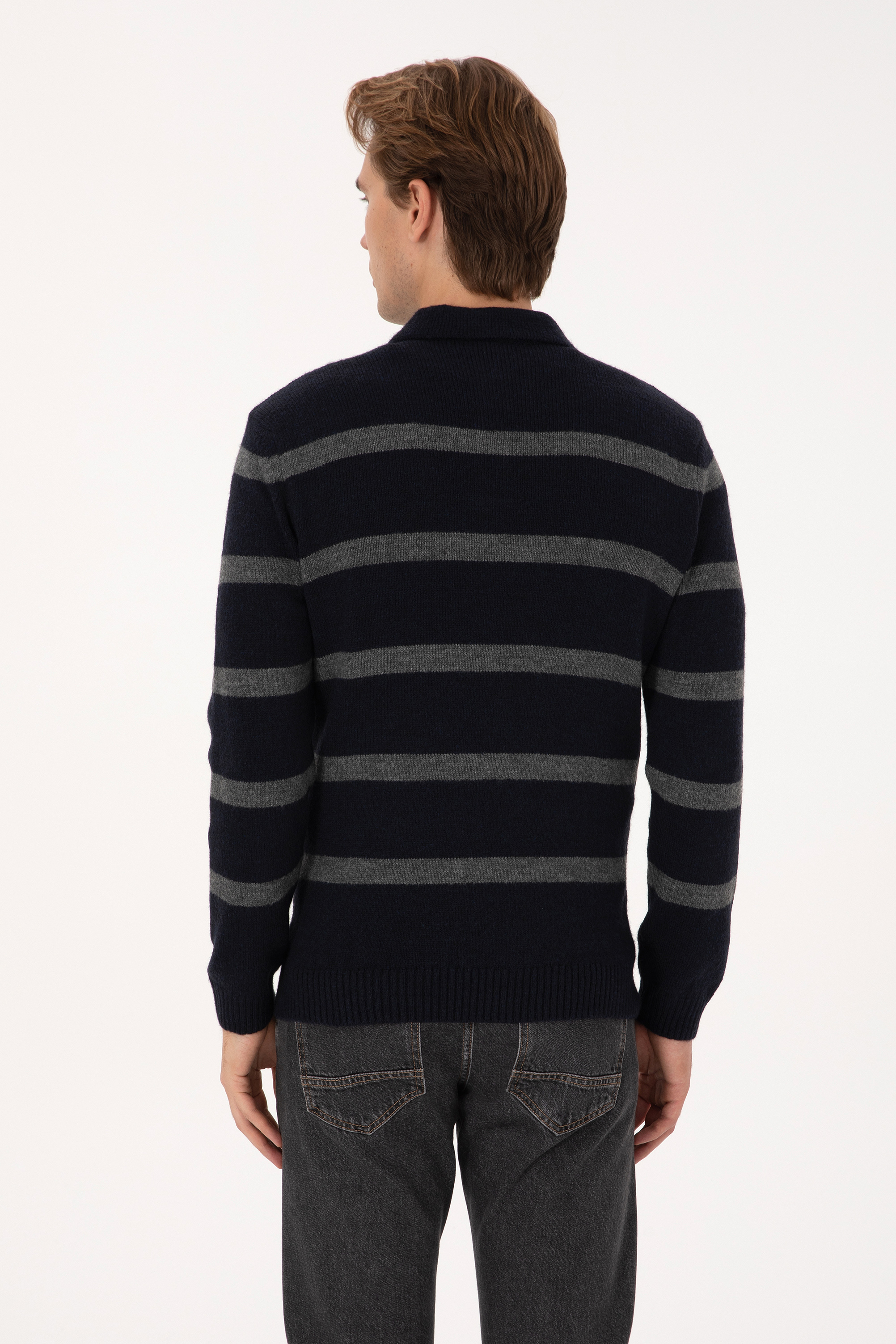 Erkek Lacivert Kazak - 50315036005