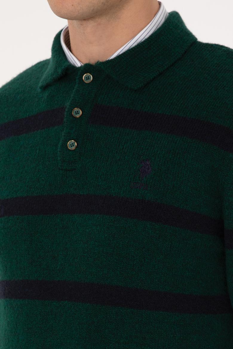 Erkek Koyu Yeşil Kazak - 50315036043