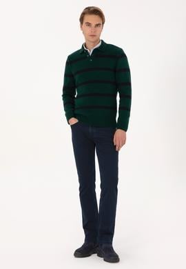 Erkek Koyu Yeşil Kazak - 50315036043