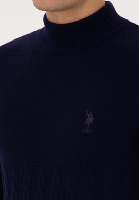 Erkek Lacivert Kazak - 50315037016