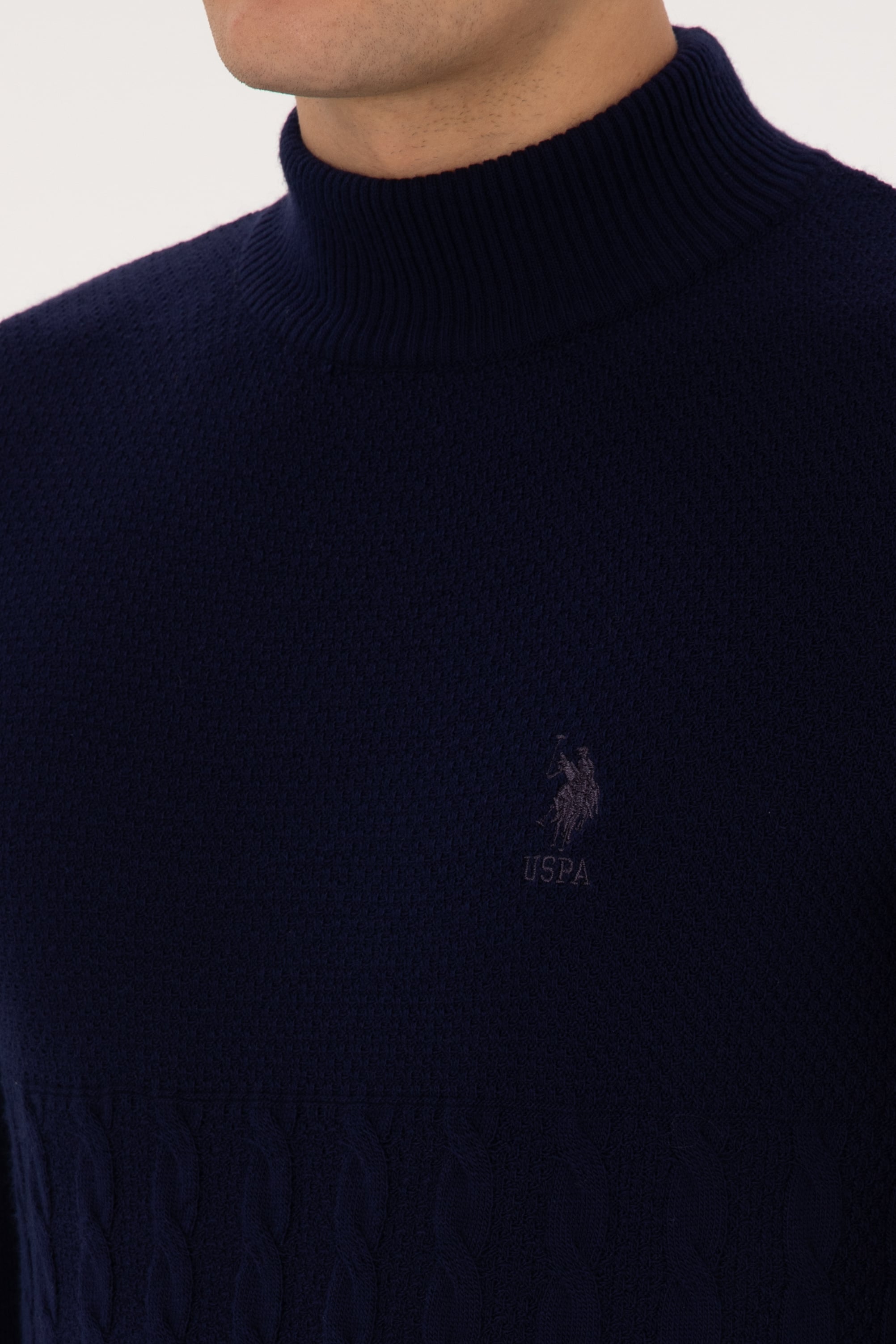 Erkek Lacivert Kazak - 50315037016