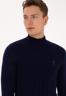 Erkek Lacivert Kazak - 50315037016