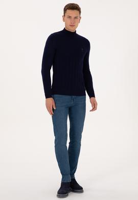 Erkek Lacivert Kazak - 50315037016