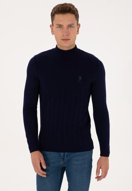 Erkek Lacivert Kazak - 50315037016