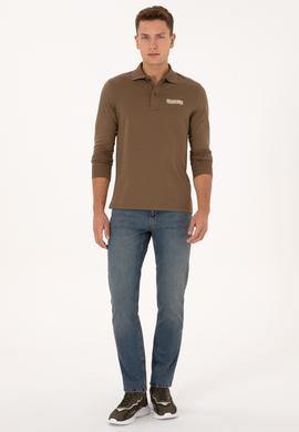 Erkek Haki Sweatshirt - 50315454023