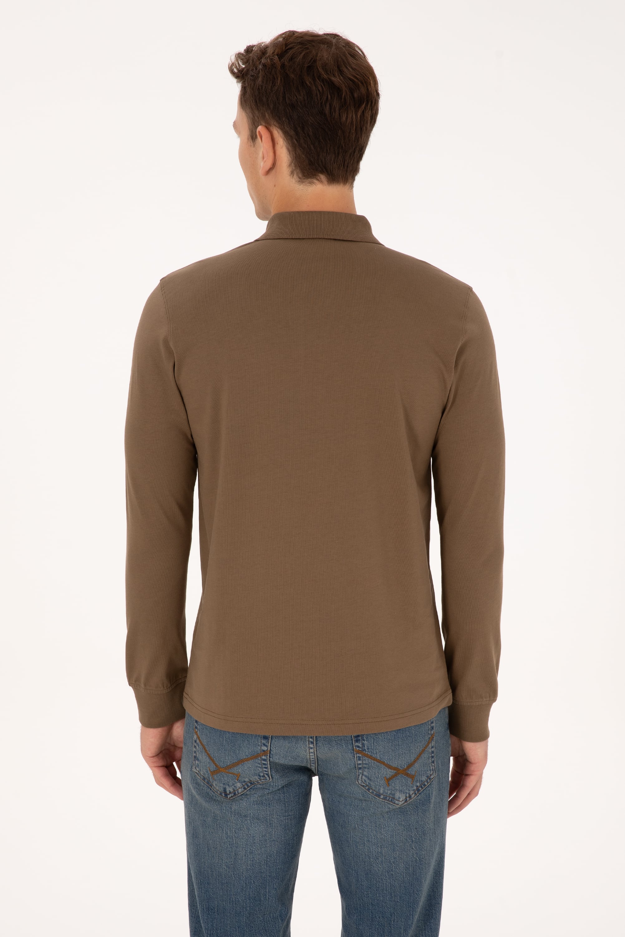 Erkek Haki Sweatshirt - 50315454023