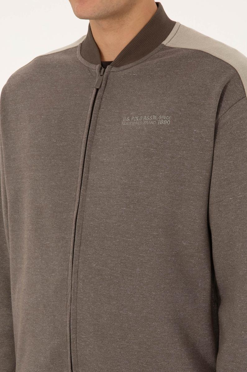 Erkek Vizon Örme Hırka