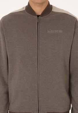 Erkek Vizon Örme Hırka - 50315820001