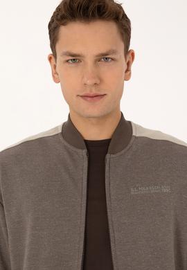 Erkek Vizon Örme Hırka - 50315820001