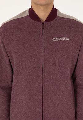 Erkek Bordo Örme Hırka - 50315820037