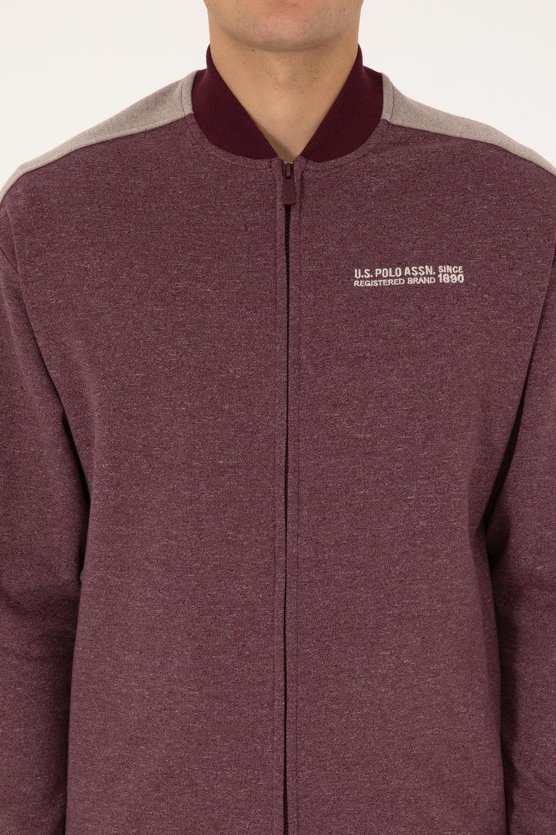 Erkek Bordo Örme Hırka - 50315820037