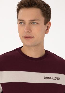 Erkek Bordo Sweatshirt - 50316354013