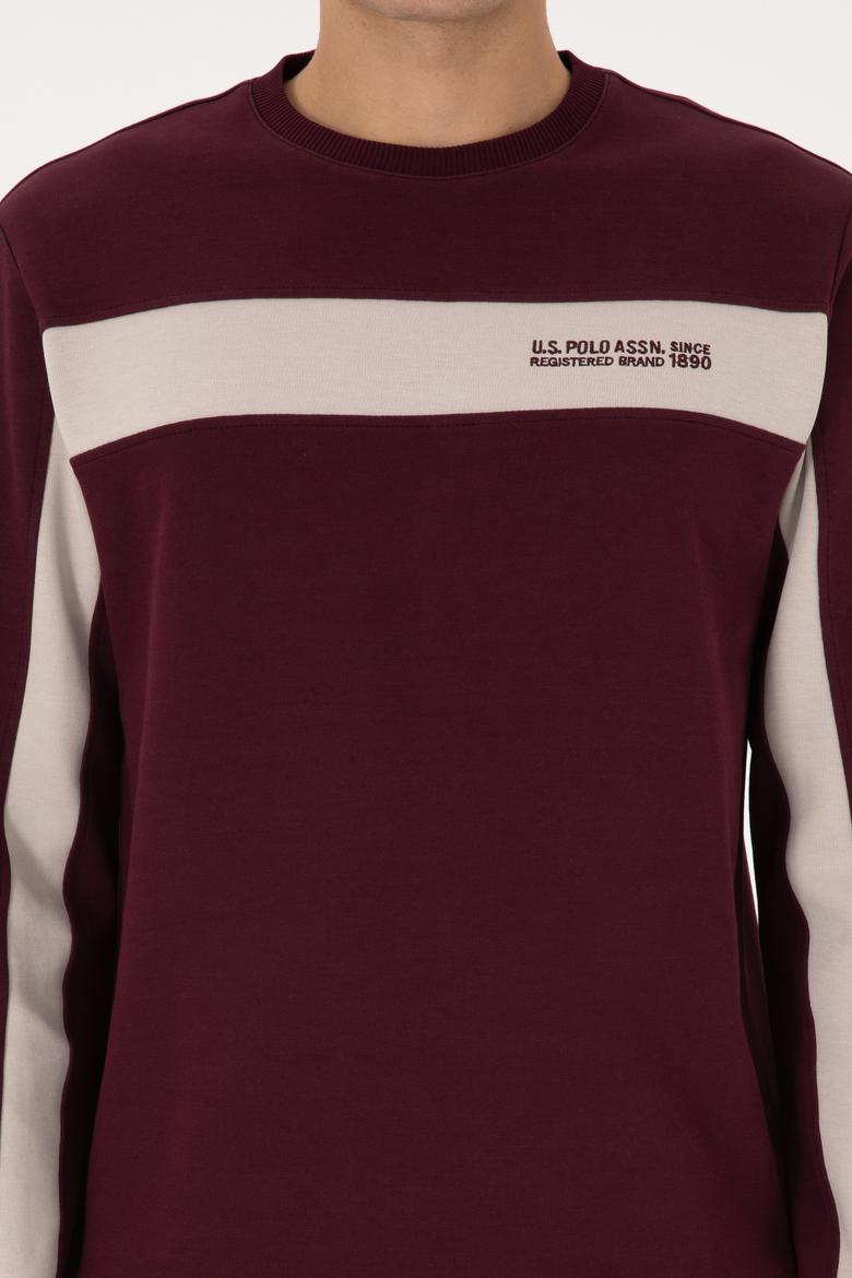 Erkek Bordo Sweatshirt - 50316354013