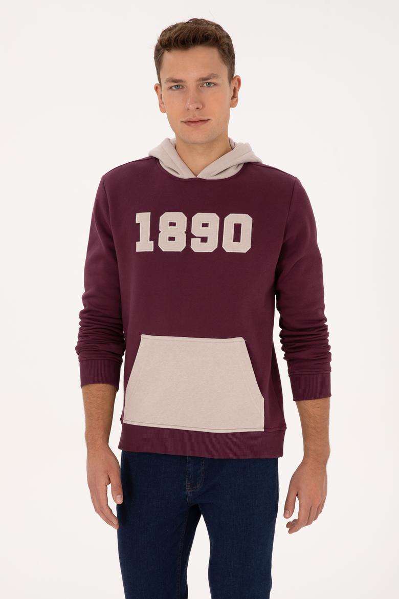 Erkek Bordo Sweatshirt - 50316359079