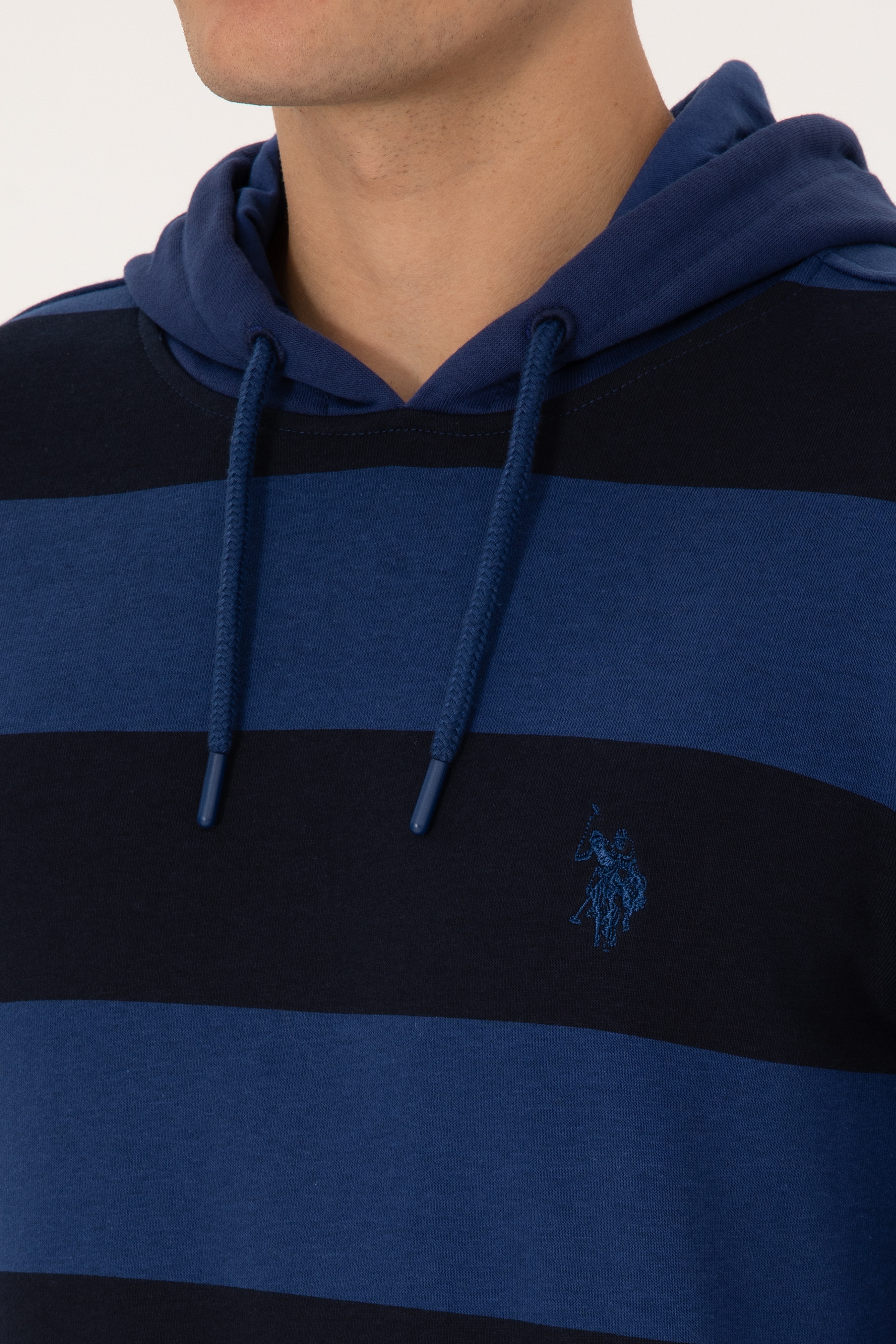 Erkek Regular Fit Kapüşonlu Lacivert Sweatshirt - Image 7
