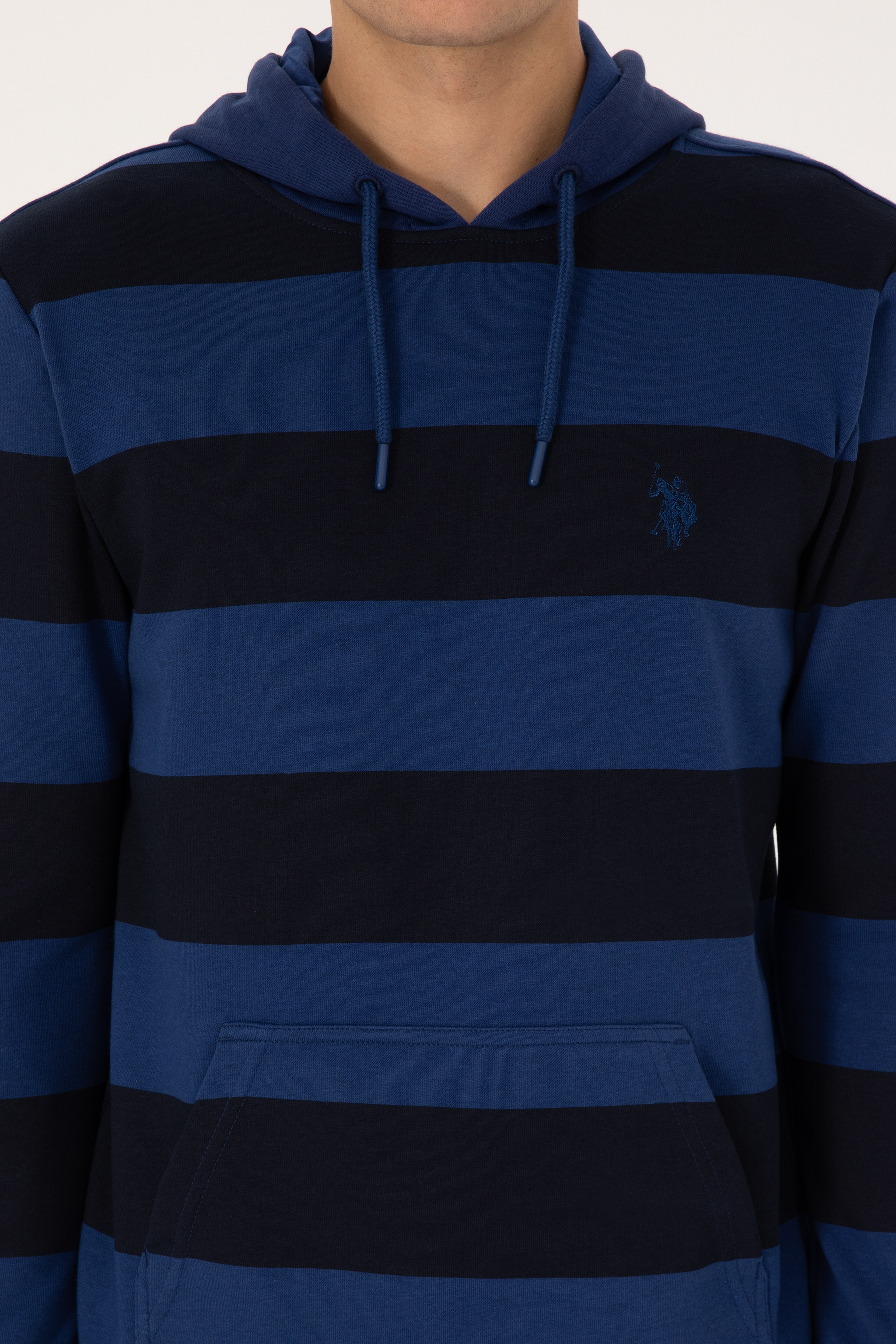 Erkek Regular Fit Kapüşonlu Lacivert Sweatshirt