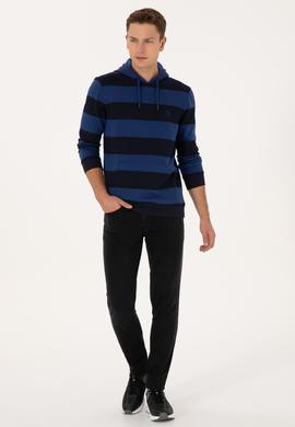 Erkek Lacivert Sweatshirt - 50316366039