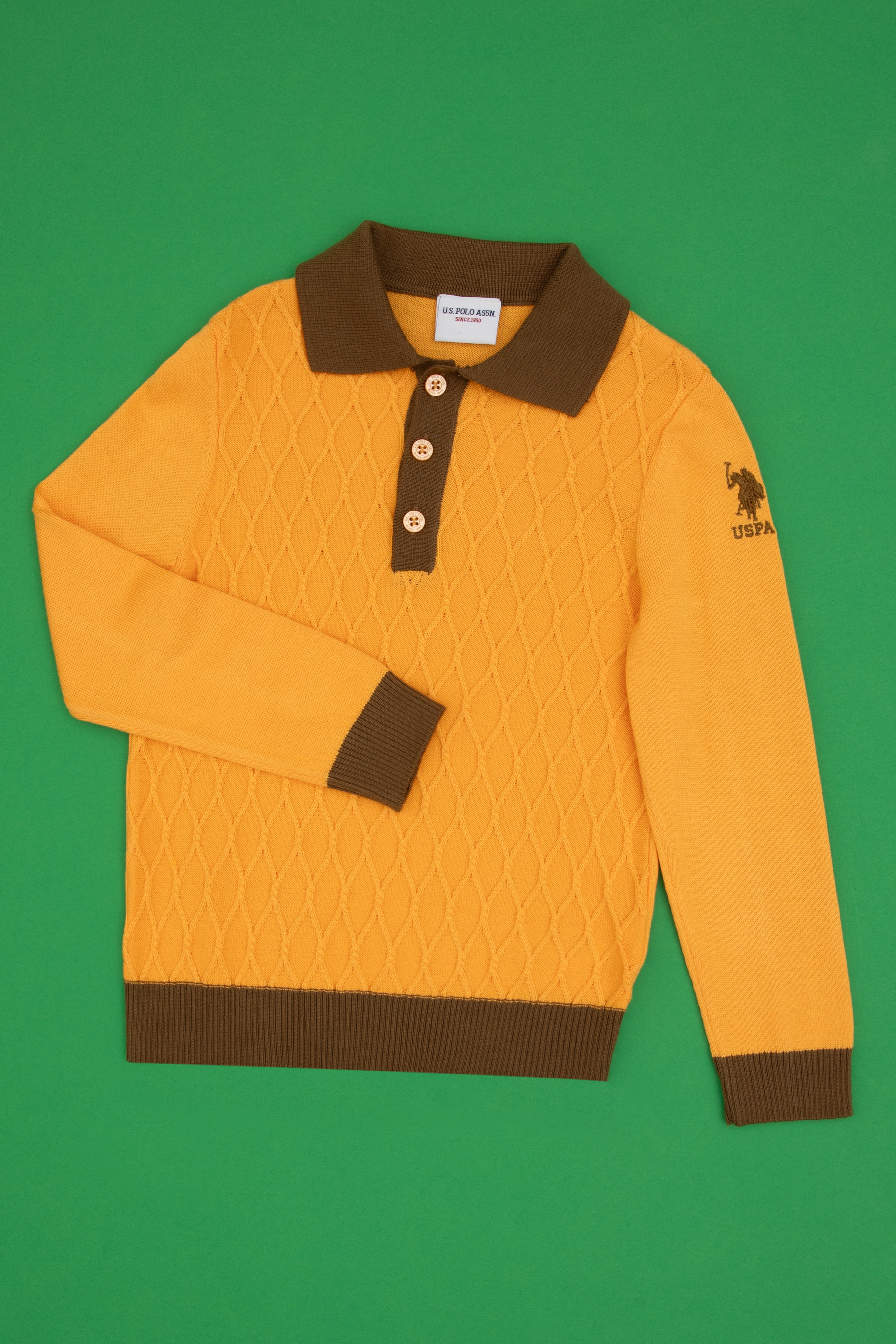 Erkek Çocuk Mango Polo Yaka Kazak