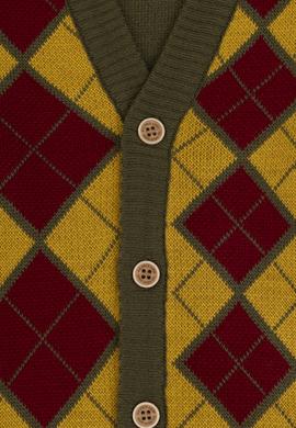 Erkek Çocuk Haki Triko Hırka - 50315636021