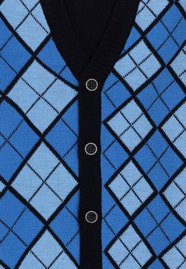 Erkek Çocuk Saks Triko Hırka - 50315636014