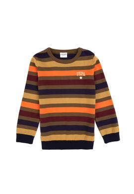 Erkek Çocuk Haki Kazak - 50315641012