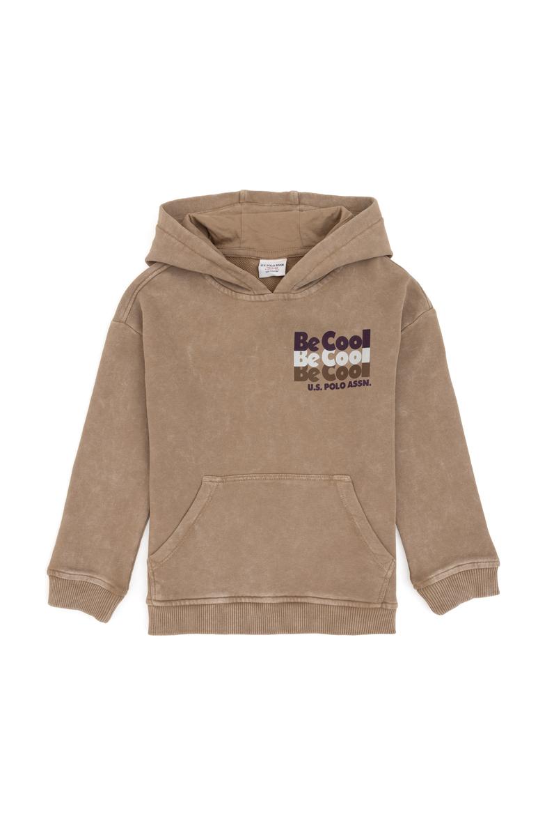 Erkek Çocuk Camel Sweatshirt